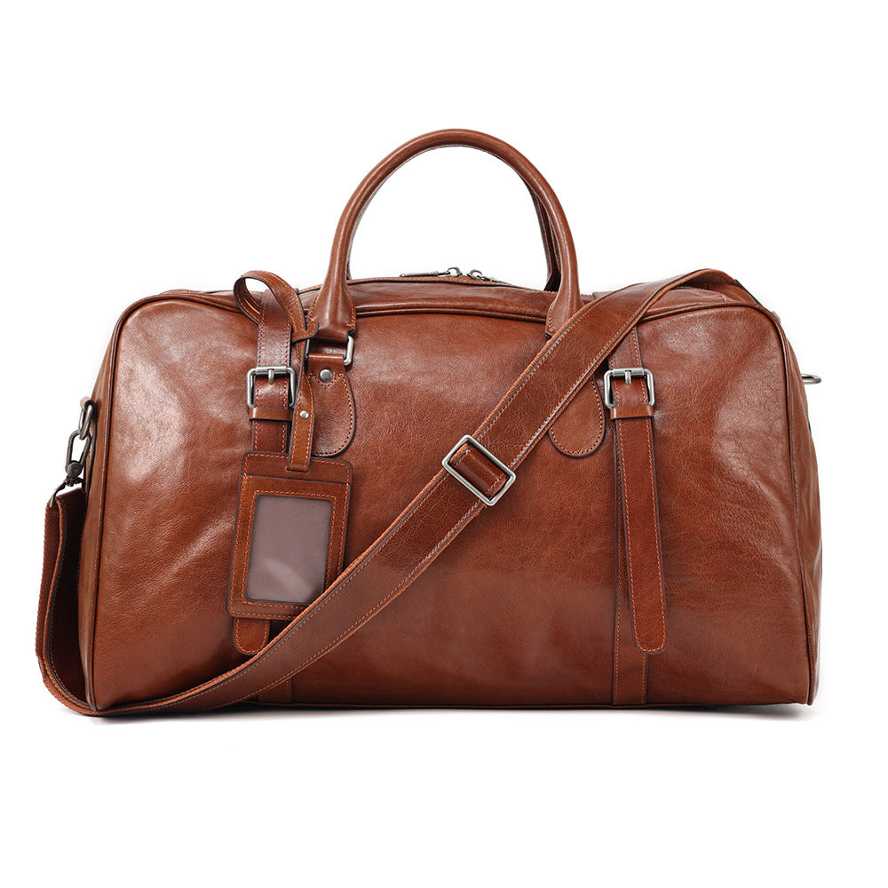 Genuine Leather Business Travel Bag