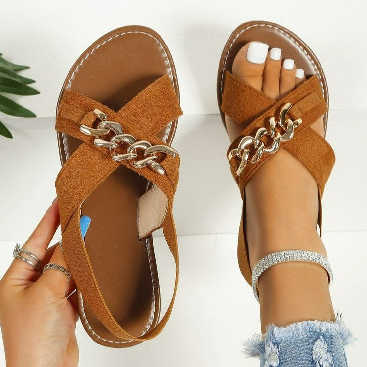 Summer Outdoor Flat Slides Beach Shoes