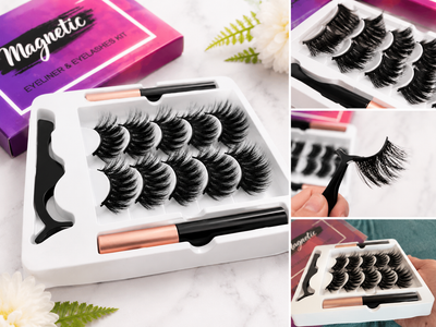 XL Magnetic Eyelashes Set - Extra Long