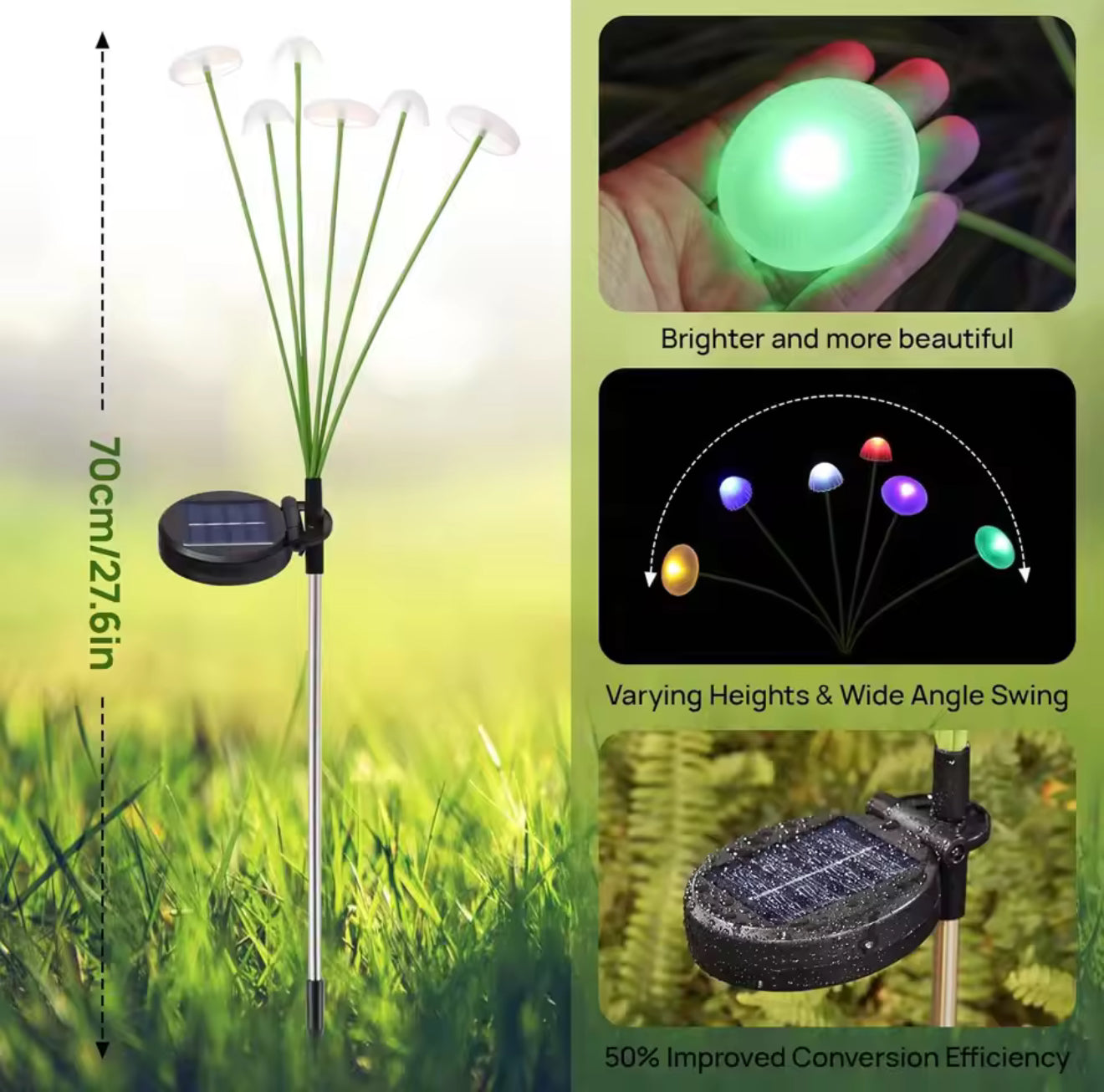 Solar Light Mushroom