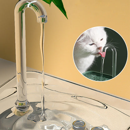 Cat Drinking Fountain