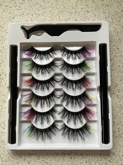 Colour Magnetic Eyelashes