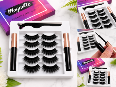 XL Magnetic Eyelashes Set - Extra Long