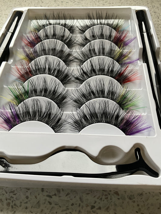 Colour Magnetic Eyelashes