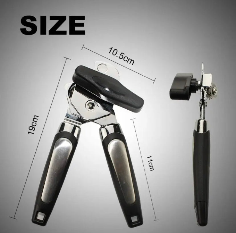 Can Opener Green or Black - Rated Best Ergonomic Opener