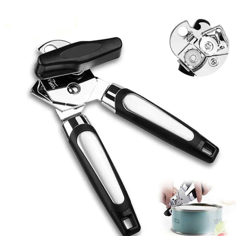 Can Opener Green or Black - Rated Best Ergonomic Opener