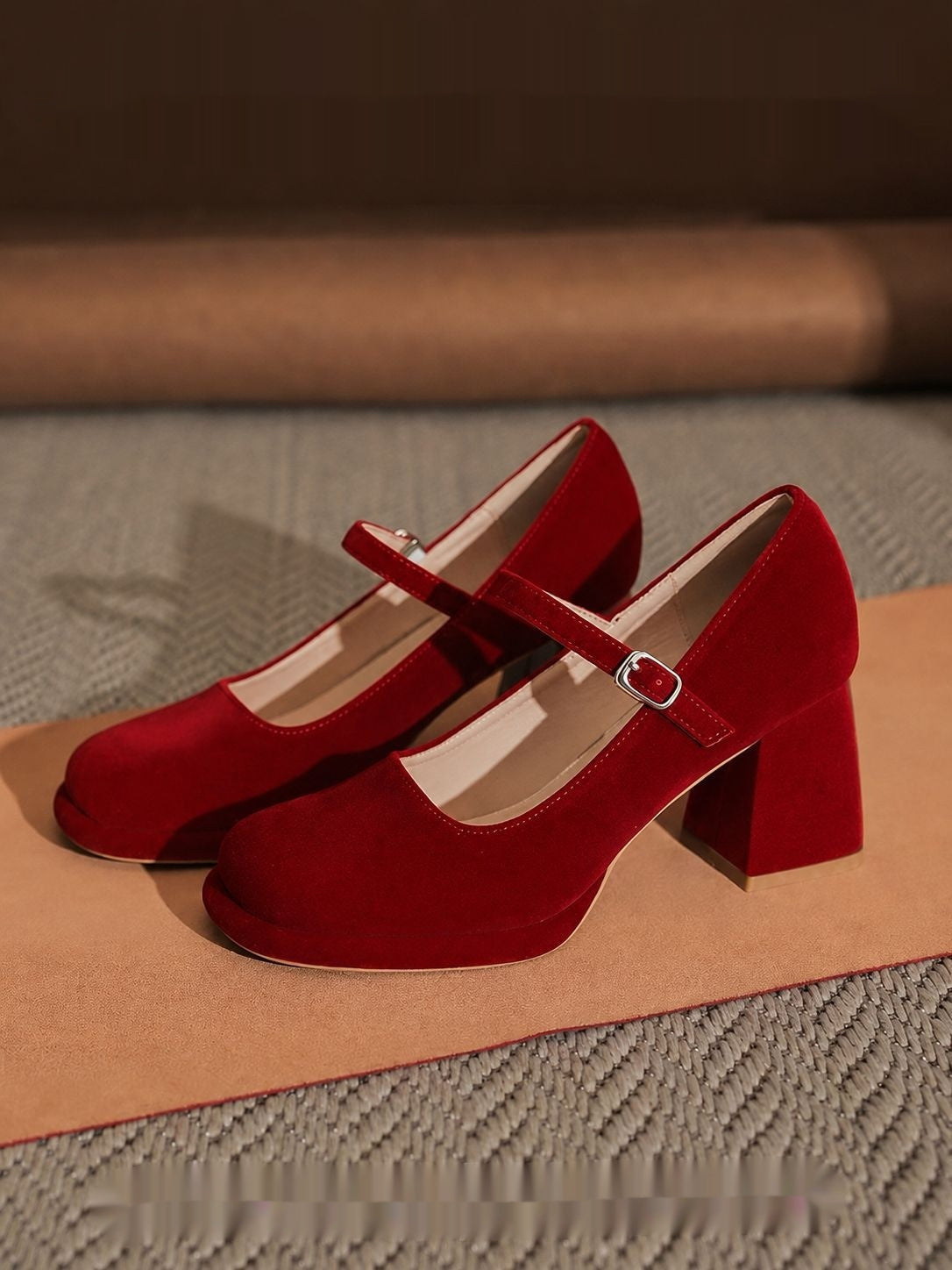 Women's Waterproof Platform Mary Jane High Heels