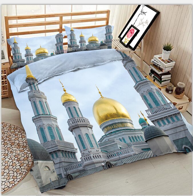 Monuments Print Bedding Duvet Cover set