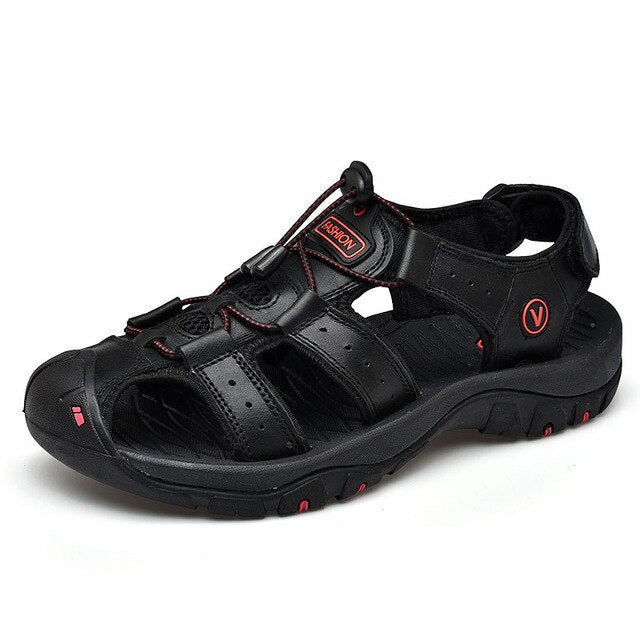 Mens Genuine Leather Sandals