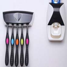 Automatic Toothpaste Dispenser & Toothbrush Holder