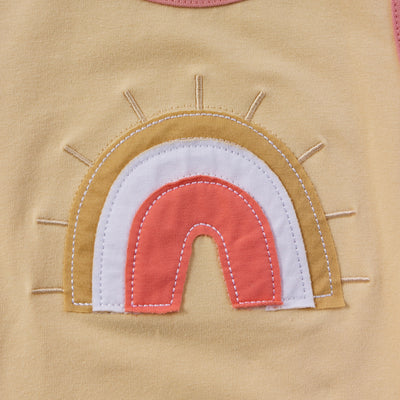 2Pcs Sleeveless Baby Girl Jumpsuit with Headband
