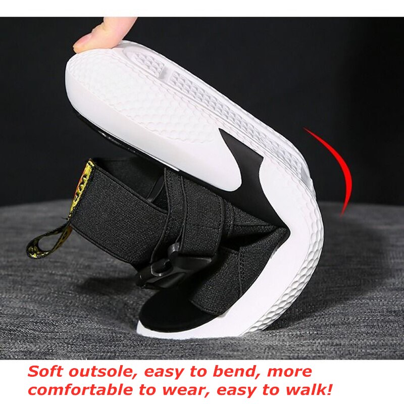 Fashion open toe sports sandals T-shaped buckle thick heel platform shoes 2020 women's summer flat casual shoes women's slippers