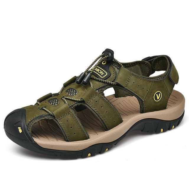 Mens Genuine Leather Sandals