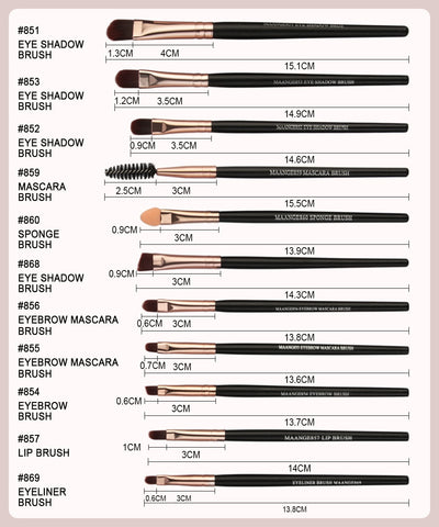 Makeup Brushes Sets Professional 6-30 piece sets