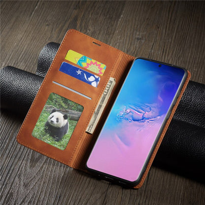 Magnetic Leather Case For S20