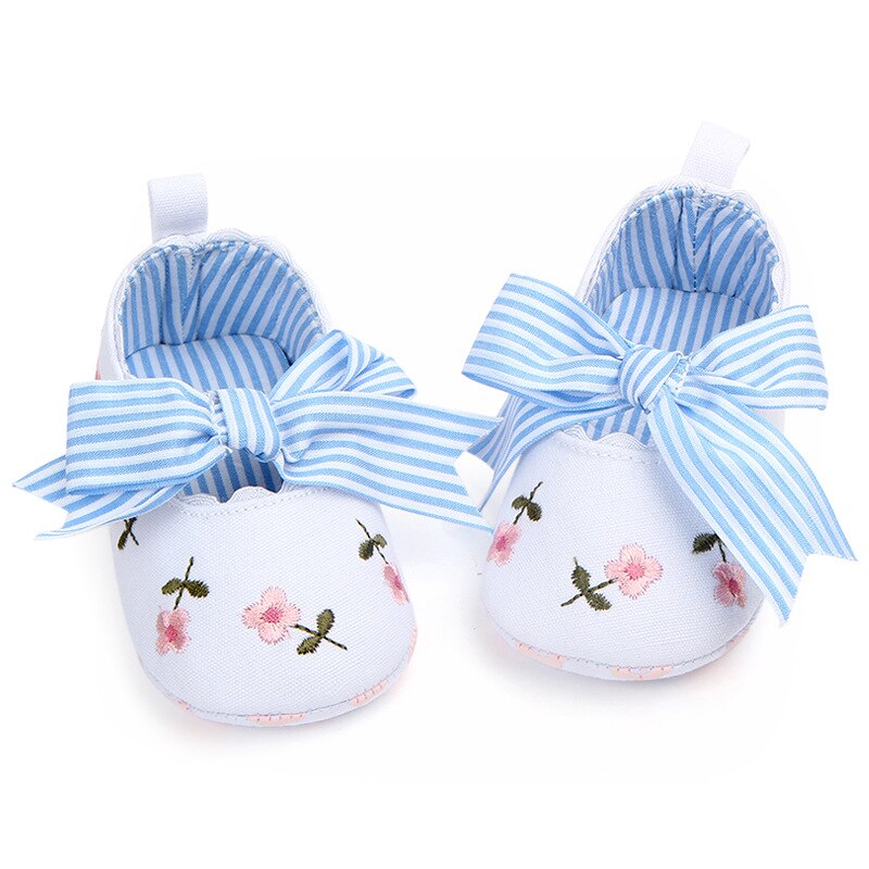 Baby Lace-up Floral Prewalker Shoe