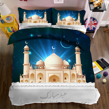 Monuments Print Bedding Duvet Cover set