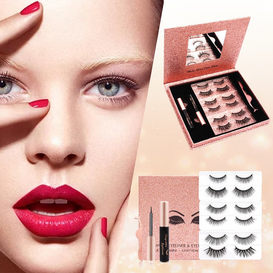 Magnetic Lashes Kits - No Glue - Waterproof C.L.