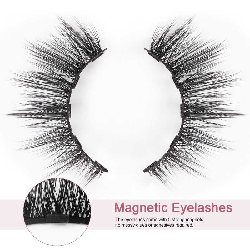 MIXED Magnetic Eyelashes Set for Beautiful Eyes