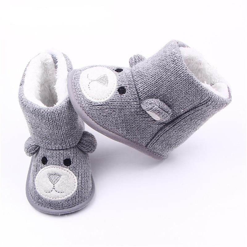 Baby Boots - Infant - Toddler - Newborn Cute Cartoon Bear Shoes