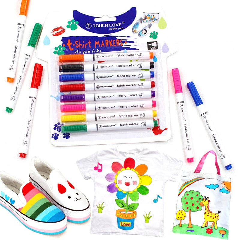 DIY Crafts - 8 Piece Markers Set - Home Stationery