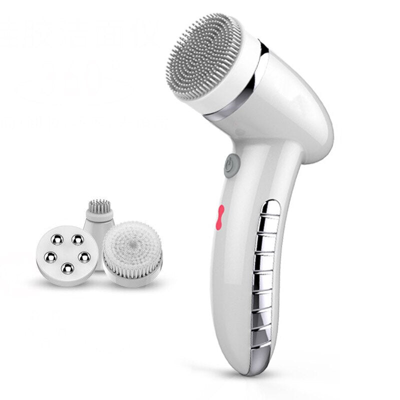 Facial Cleansing Brush with 360 Rotating Head