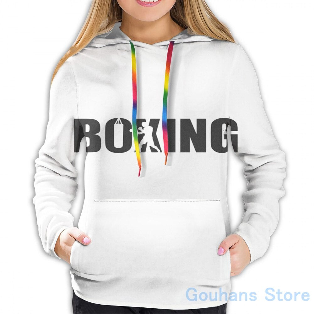 Mens Boxing print Casualwear hoodie