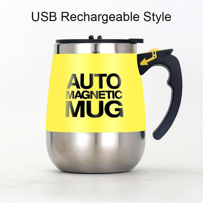 Automatic Self Stirring Magnetic Thermal Mug