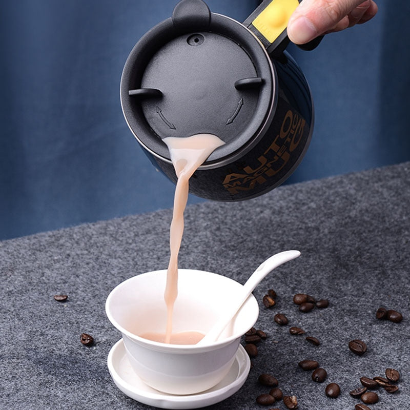 Automatic Self Stirring Magnetic Thermal Mug