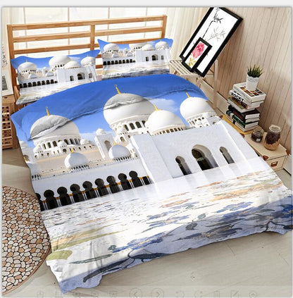 Monuments Print Bedding Duvet Cover set