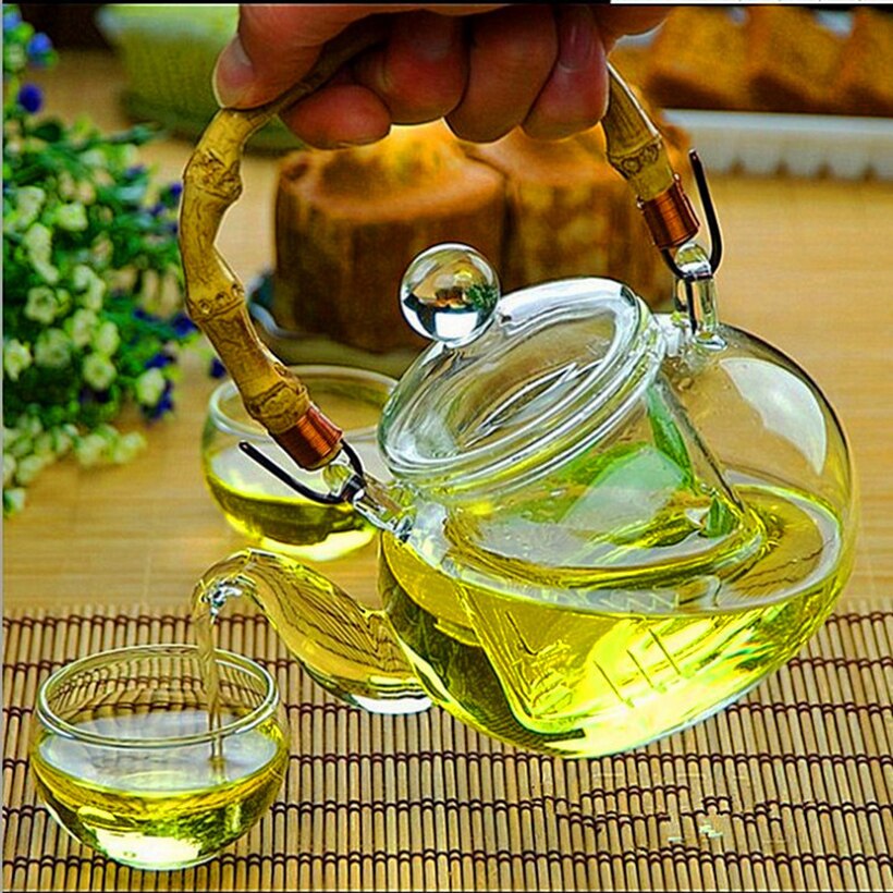 Elegant Glass Teapot - Borosilicate Glass - 600ml