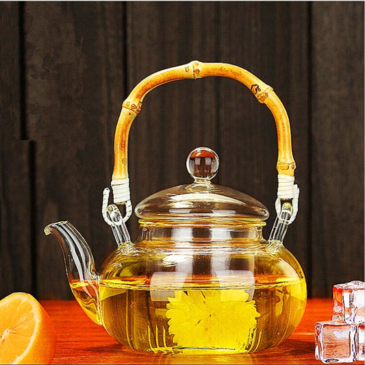 Elegant Glass Teapot - Borosilicate Glass - 600ml