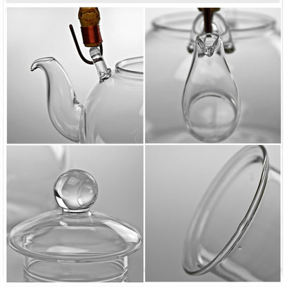 Elegant Glass Teapot - Borosilicate Glass - 600ml