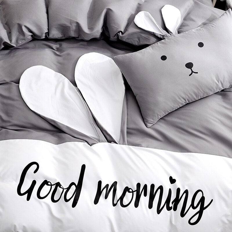 Good morning Duvet bedding set