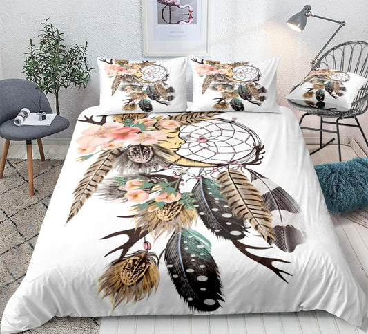 3 Piece Dream Catcher Bedding Set