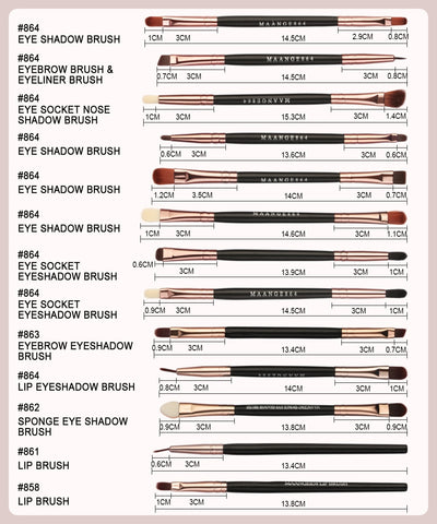 Makeup Brushes Sets Professional 6-30 piece sets