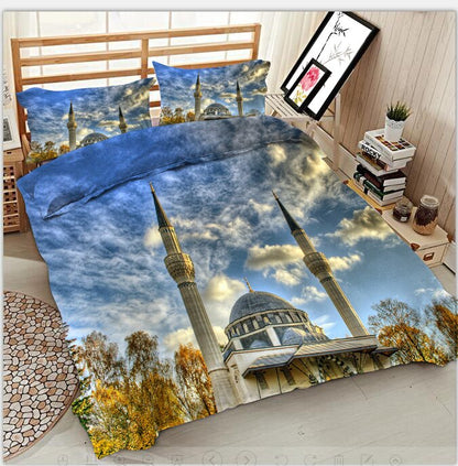 Monuments Print Bedding Duvet Cover set