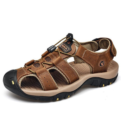 Mens Genuine Leather Sandals