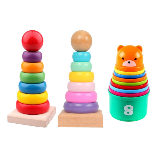 Kids Block Stacking Set