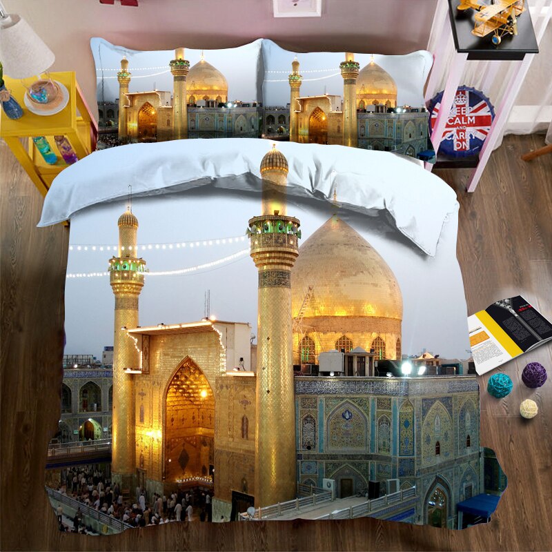 Monuments Print Bedding Duvet Cover set