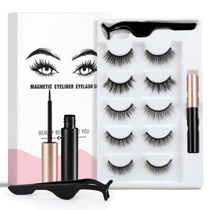 MIXED Magnetic Eyelashes Set for Beautiful Eyes