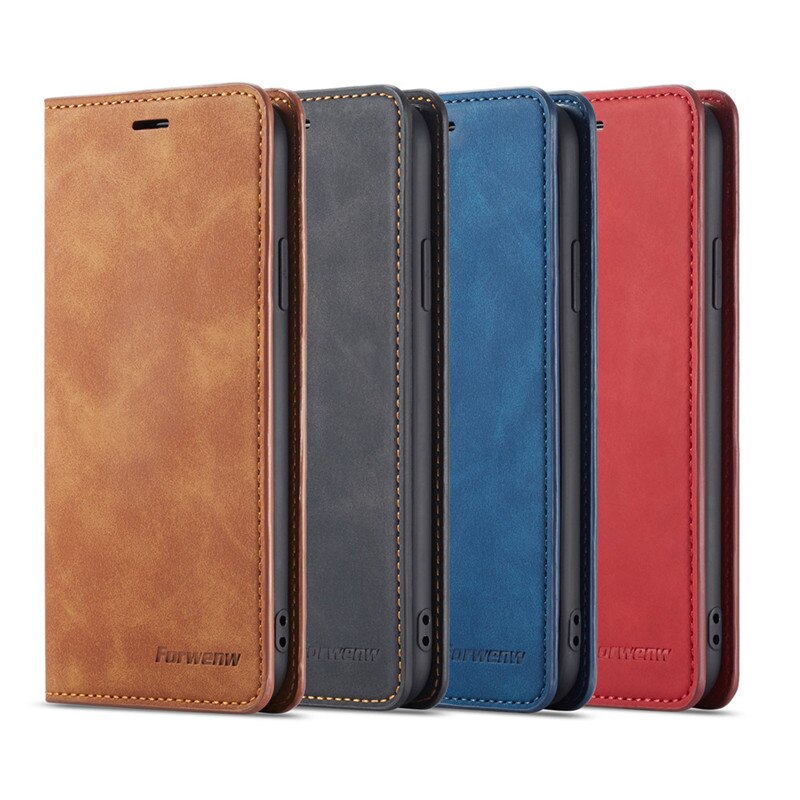 Magnetic Leather Case For S20