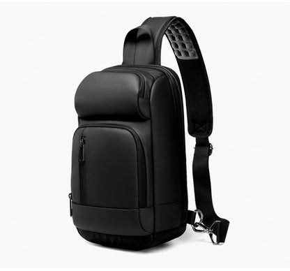 Crossbody Backpack Fits a 9.7 inch Tablet with USB Charger Waterproof Design