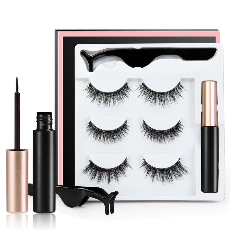 MIXED Magnetic Eyelashes Set for Beautiful Eyes