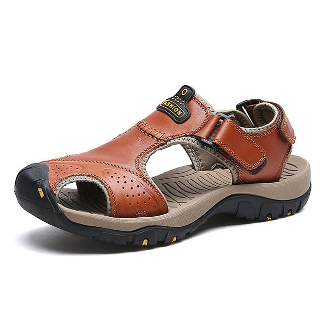 Mens Genuine Leather Sandals