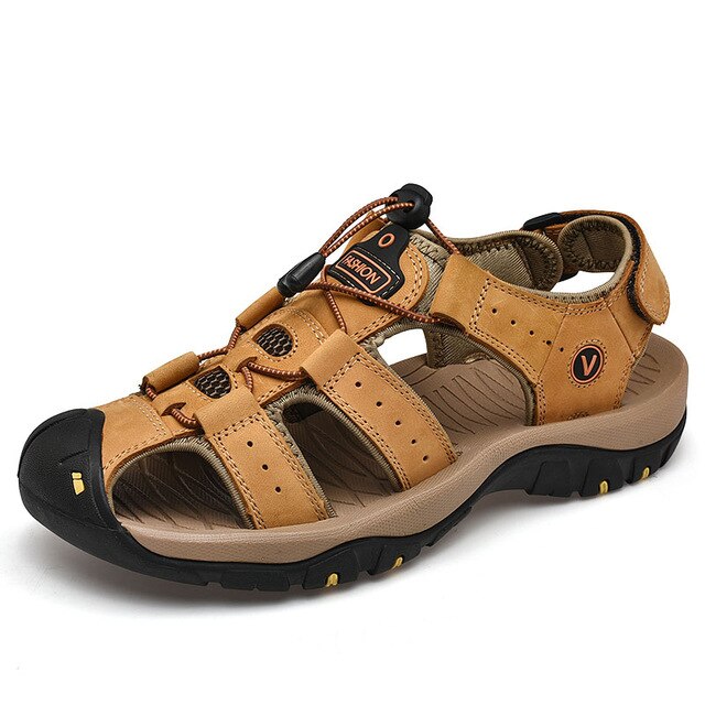 Mens Genuine Leather Sandals