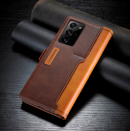 Universal Phone Case - Vintage Leather Wallet