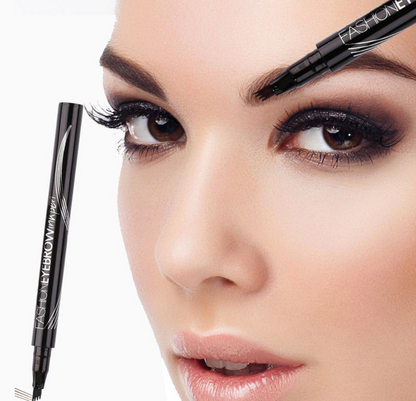 Eyebrow Pen Waterproof with Fork Tip