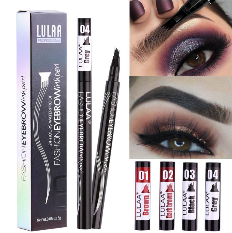 Eyebrow Pen Waterproof with Fork Tip