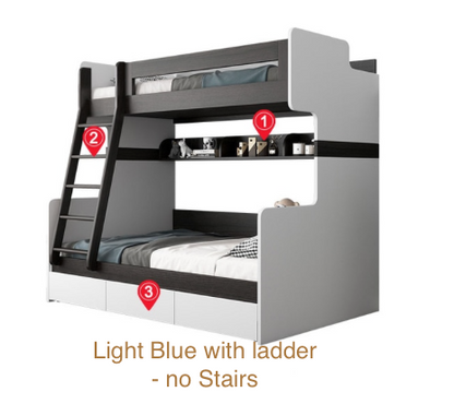Kids Adjustable Bunk bed - with mattress